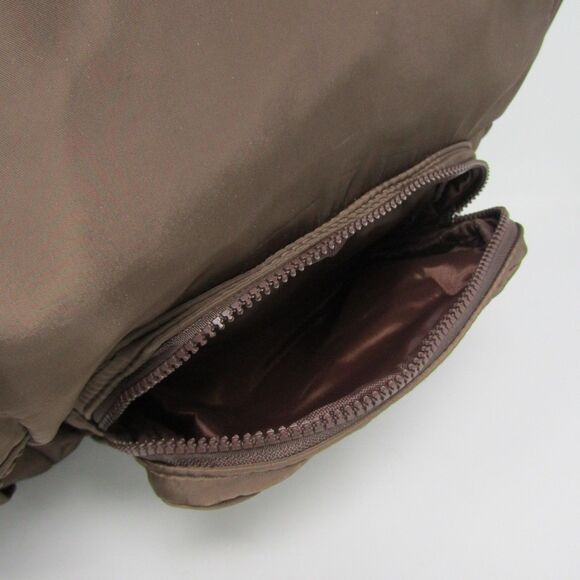 Moroccanoil Travel Backpack Brown Nylon Teal Lining Everyday Bag 12\